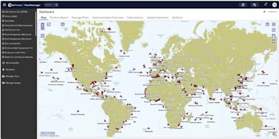 The FleetManager portal delivers shoreside teams a live, map-based view of each ship’s surroundings — enabling proactive oversight and collaborative decision-making during high-traffic or restricted approaches. 